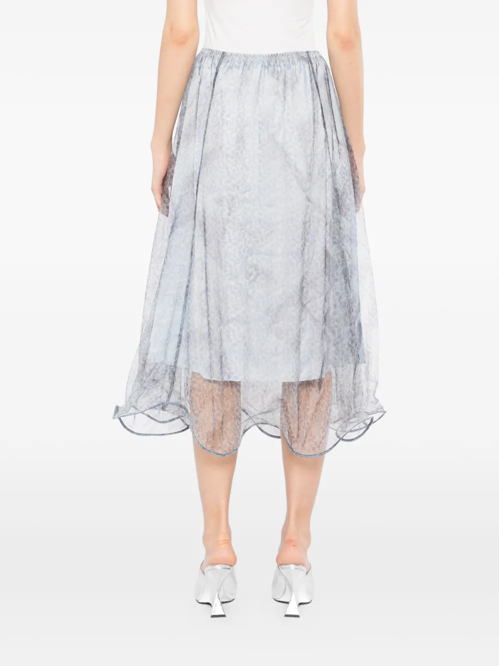JNBY Midi-rok met paisley-print Blauw