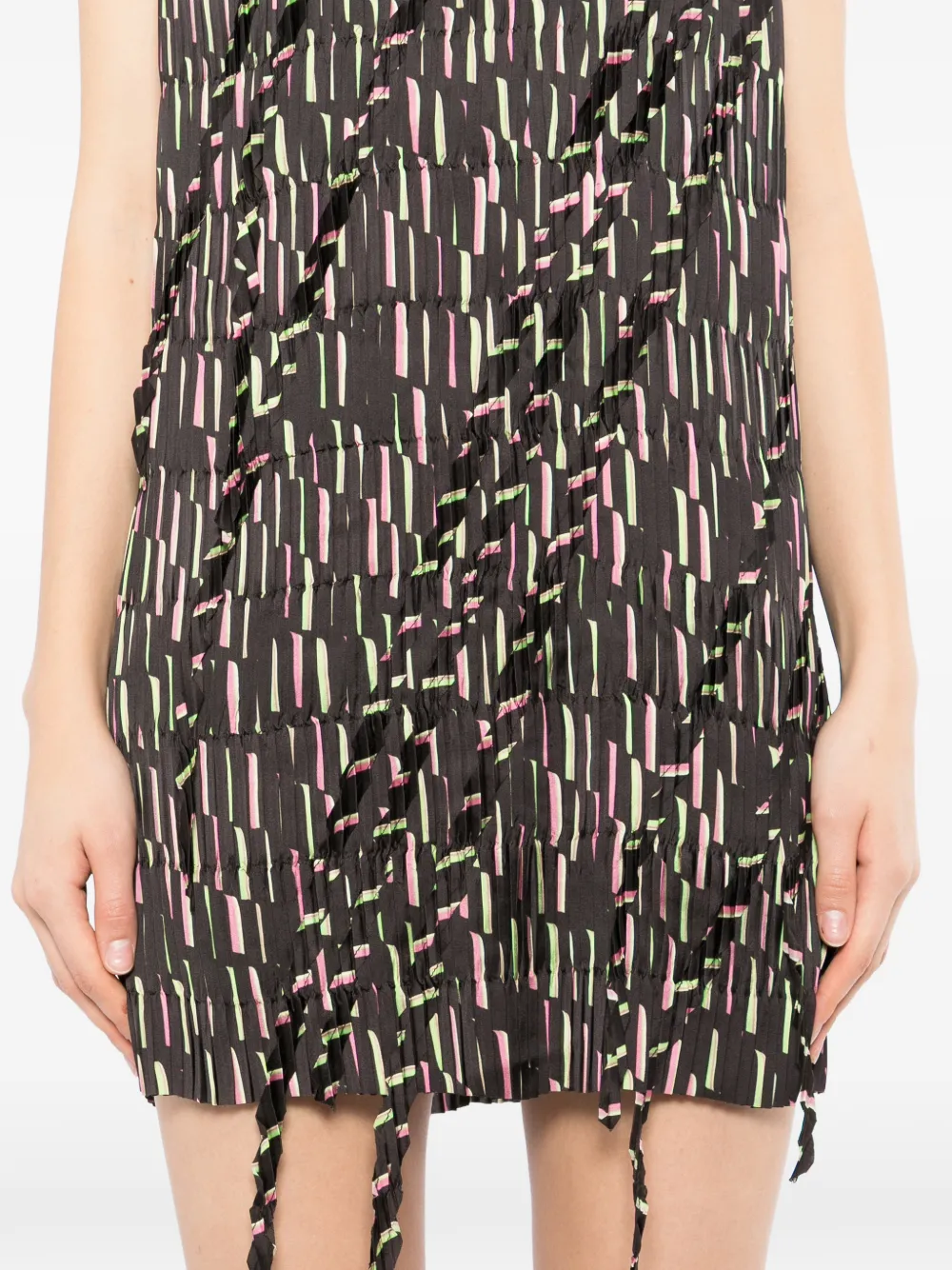 JNBY Mini-jurk met geometrische print Bruin