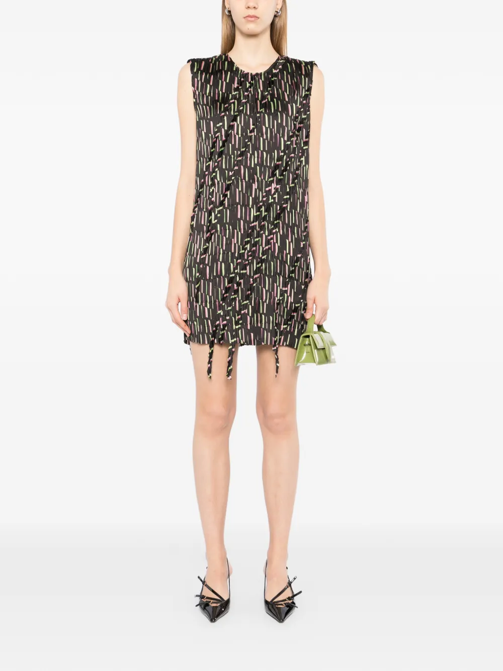 JNBY Mini-jurk met geometrische print Bruin