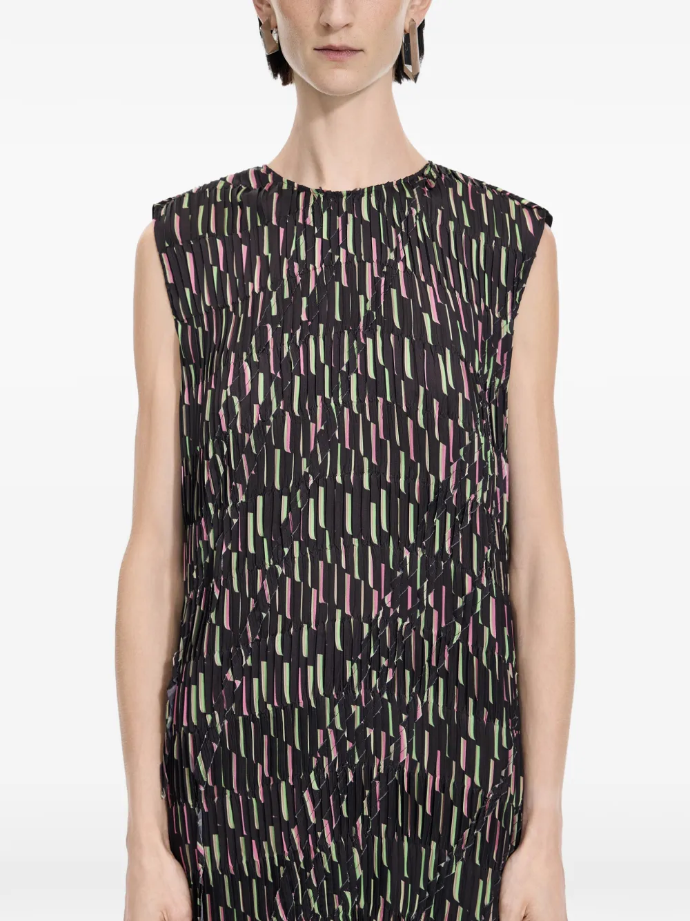 JNBY Mini-jurk met geometrische print Zwart