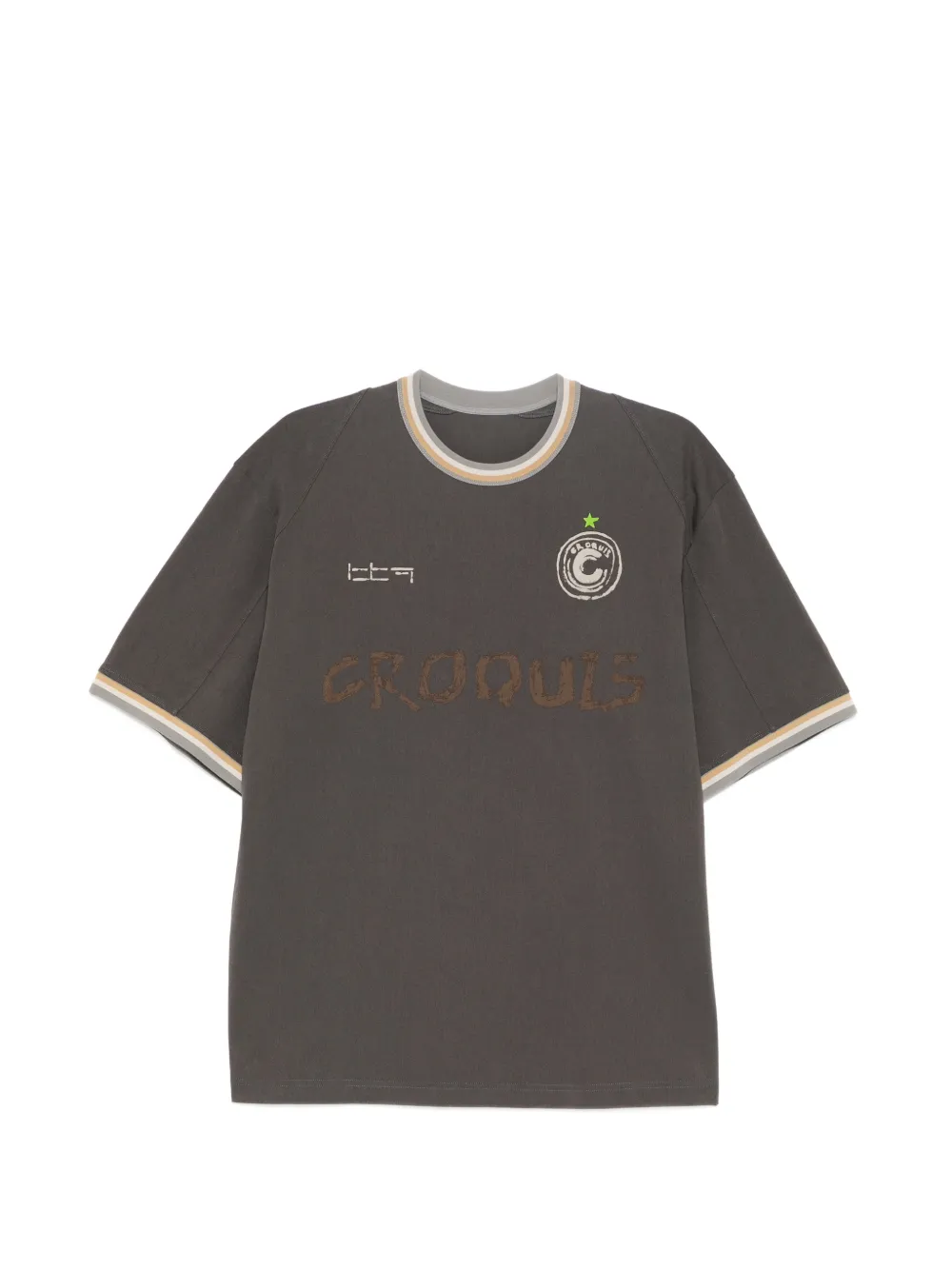 Croquis Logo Short Sleeve T-shirt In Gray