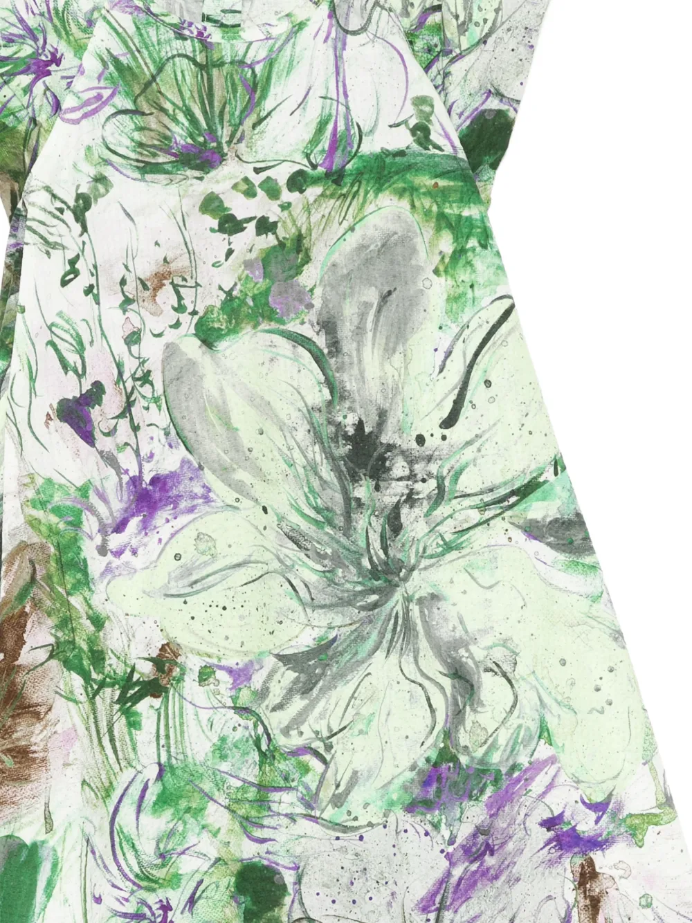 jnby by JNBY Jurk met bloemenprint Groen