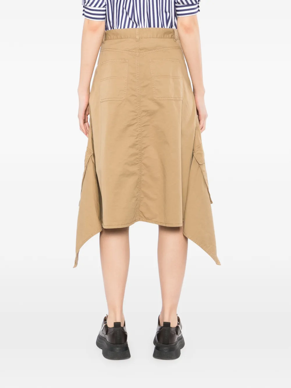 JNBY Gedeconstrueerde midi-rok Beige