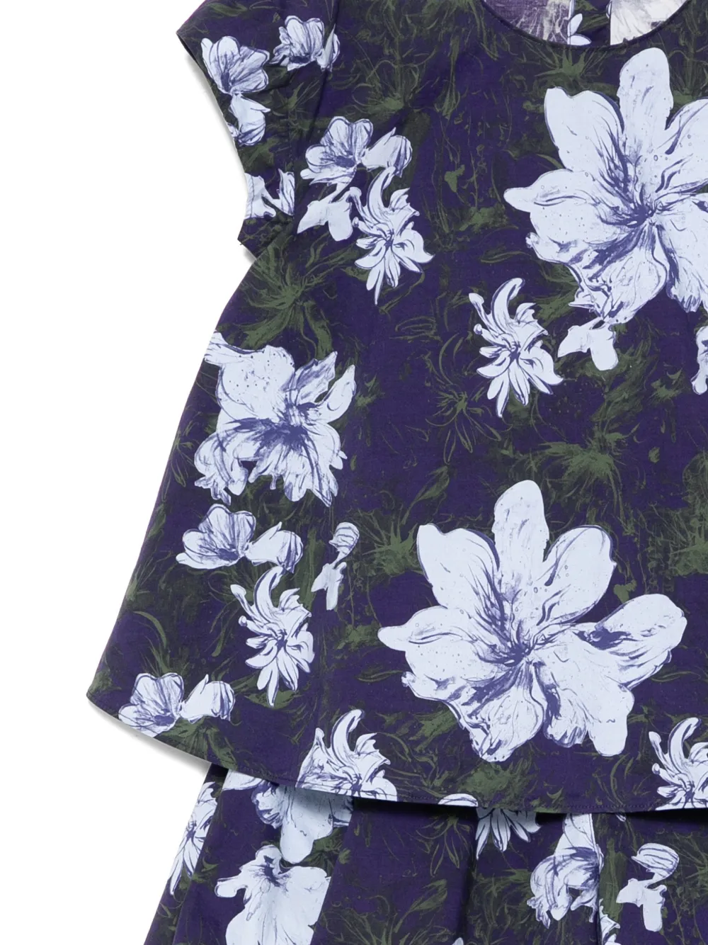jnby by JNBY Shorts met bloemenprint Paars