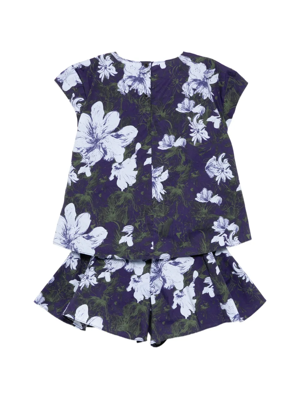 jnby by JNBY Shorts met bloemenprint Paars