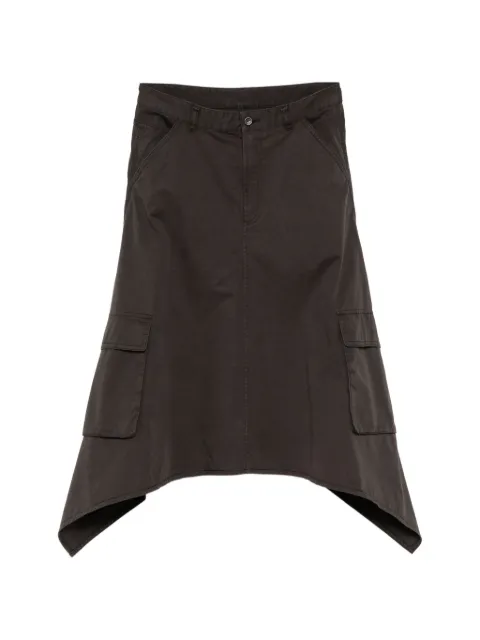 JNBY asymmetrisk jeanskjol i midimodell