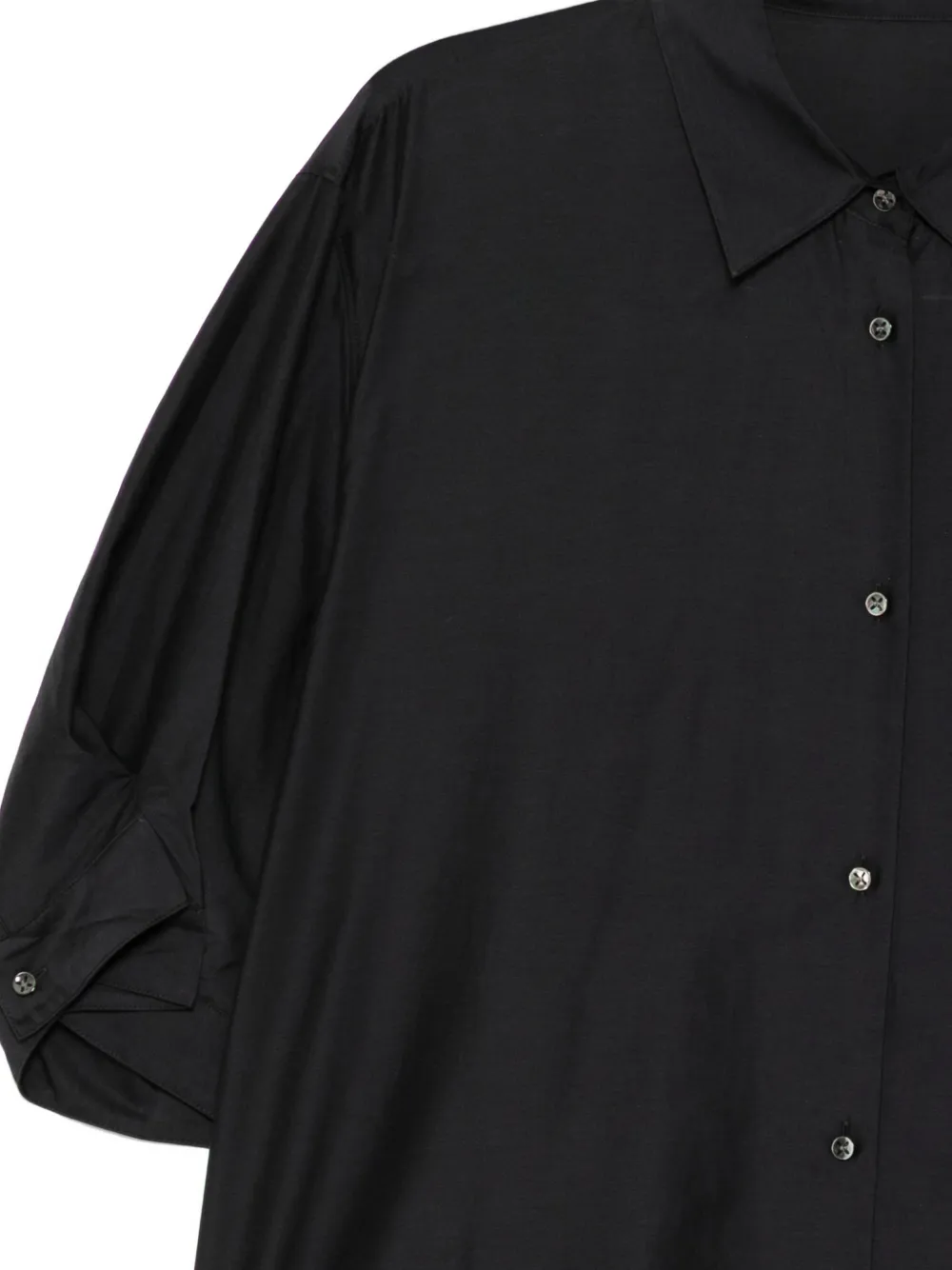 JNBY Veelzijdige gedrapeerde blouse Zwart