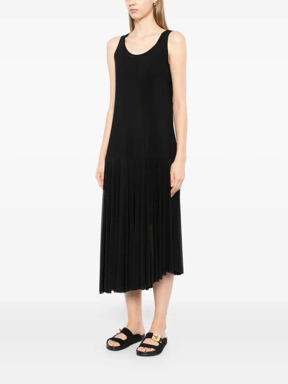 JNBY Jurk met asymmetrische afwerking Zwart