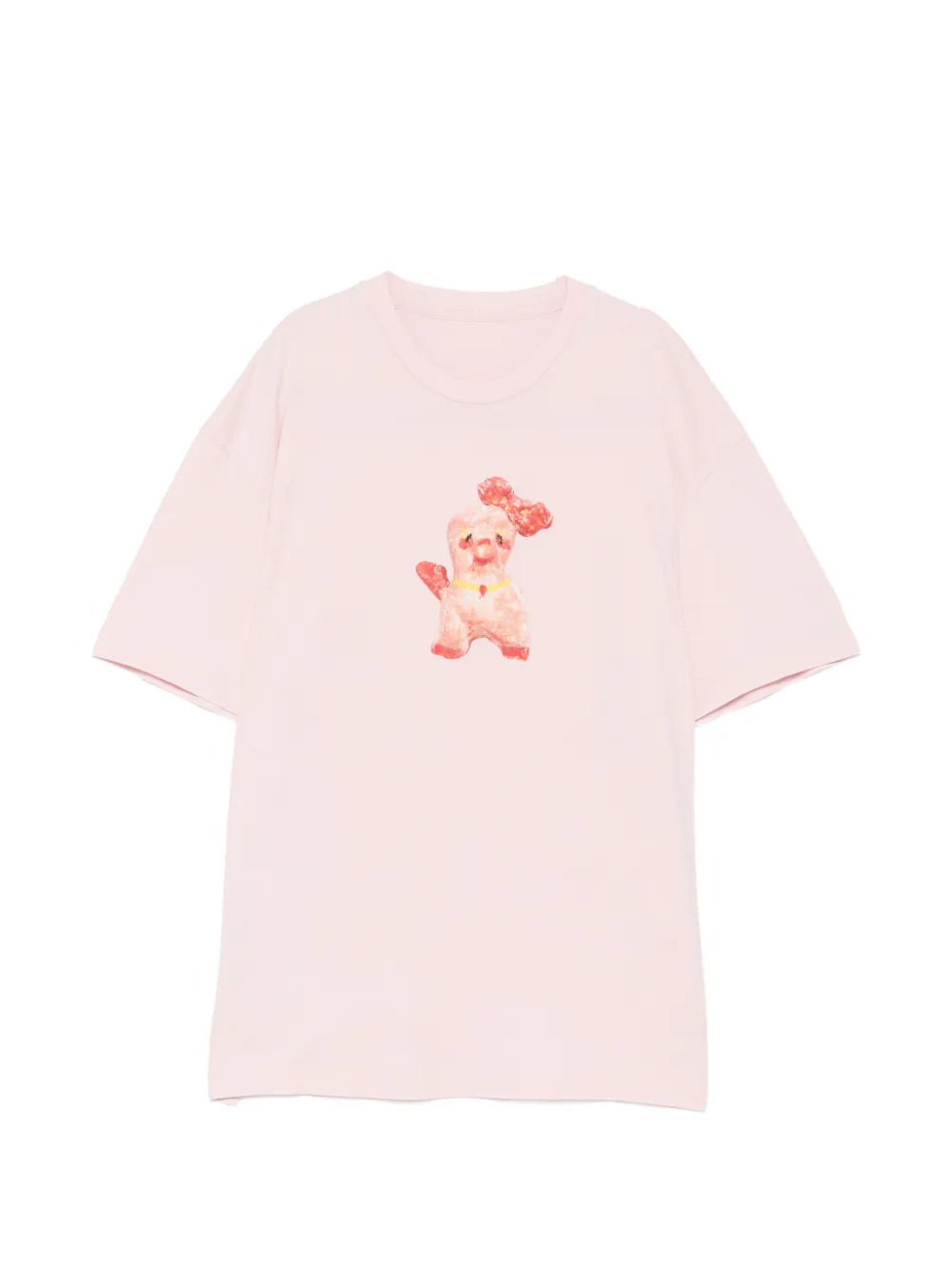 Jnby Ceramic Dog Tee In Pink