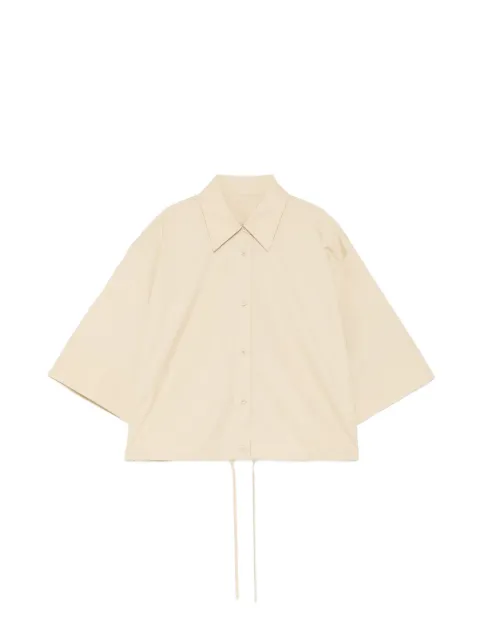 LESS Cropped-Hemd aus Popeline