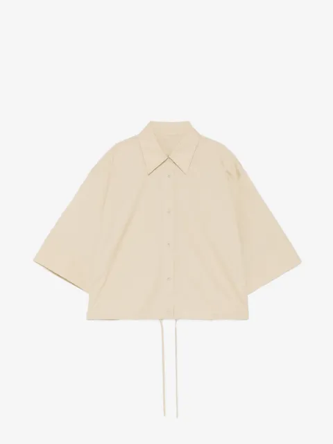 LESS cropped poplin shirt