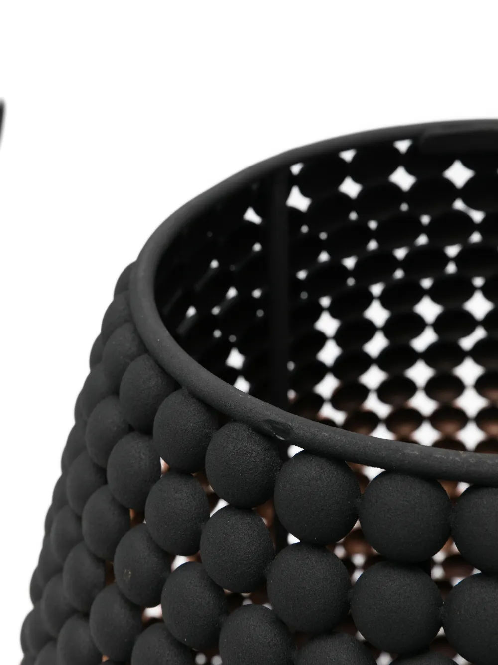  Polspotten Taburete Dot A Rayas - Negro 