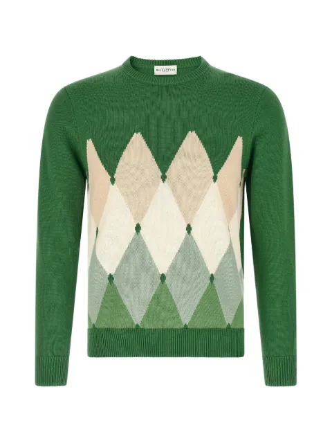 Ballantyne argyle-pattern jacquard sweater
