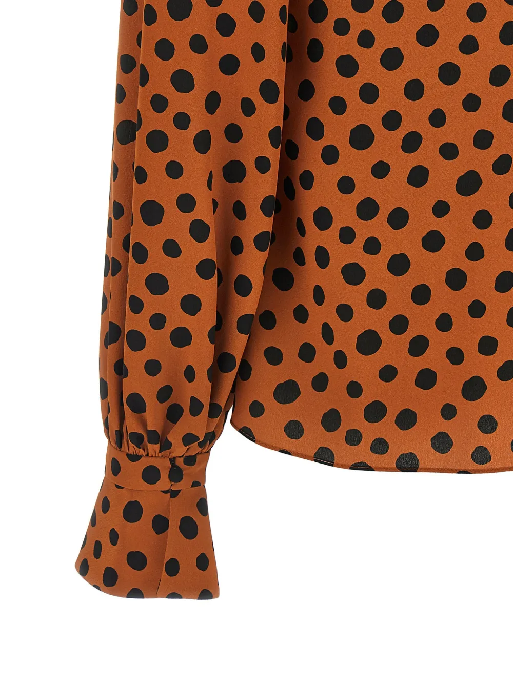 Valentino Garavani Blouse met stippen Bruin