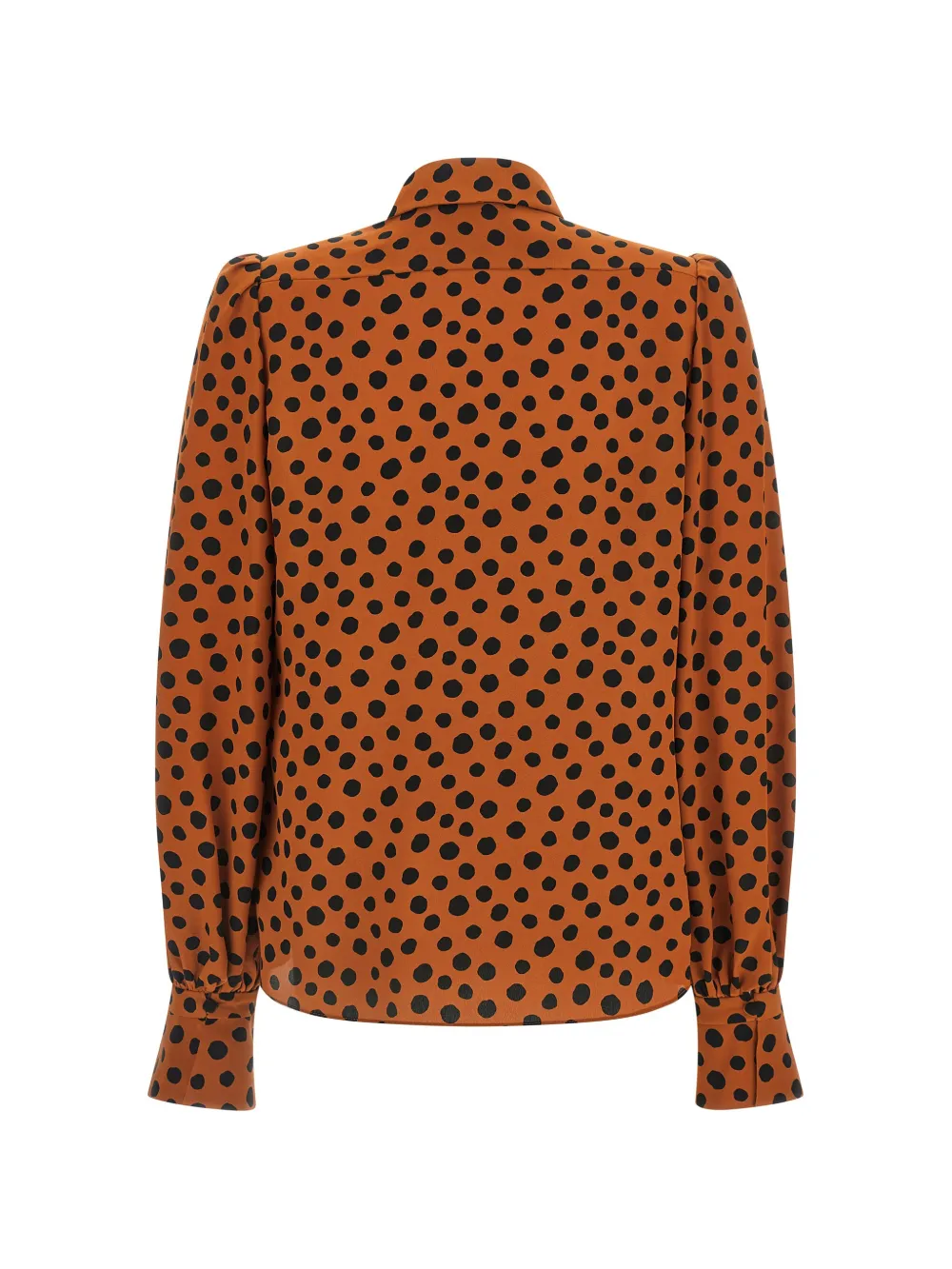  Valentino Garavani Polka-dot-print Shirt - Brown 