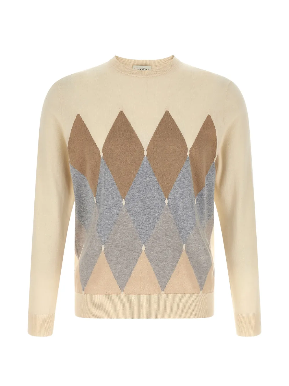 Ballantyne argyle-pattern crew-neck sweater | neutro | Image 1