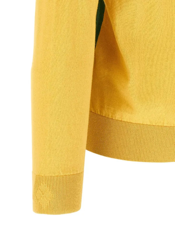 Ballantyne アーガイル Vネック セーター | イエロー | FARFETCH JP
