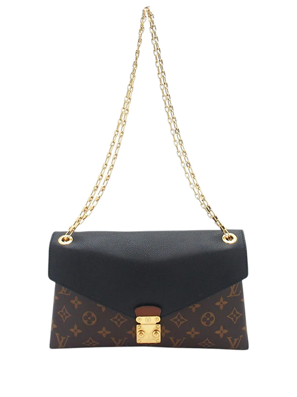 Louis Vuitton Pre-Owned 2014 Monogram Pallas Chain shoulder bag - Black