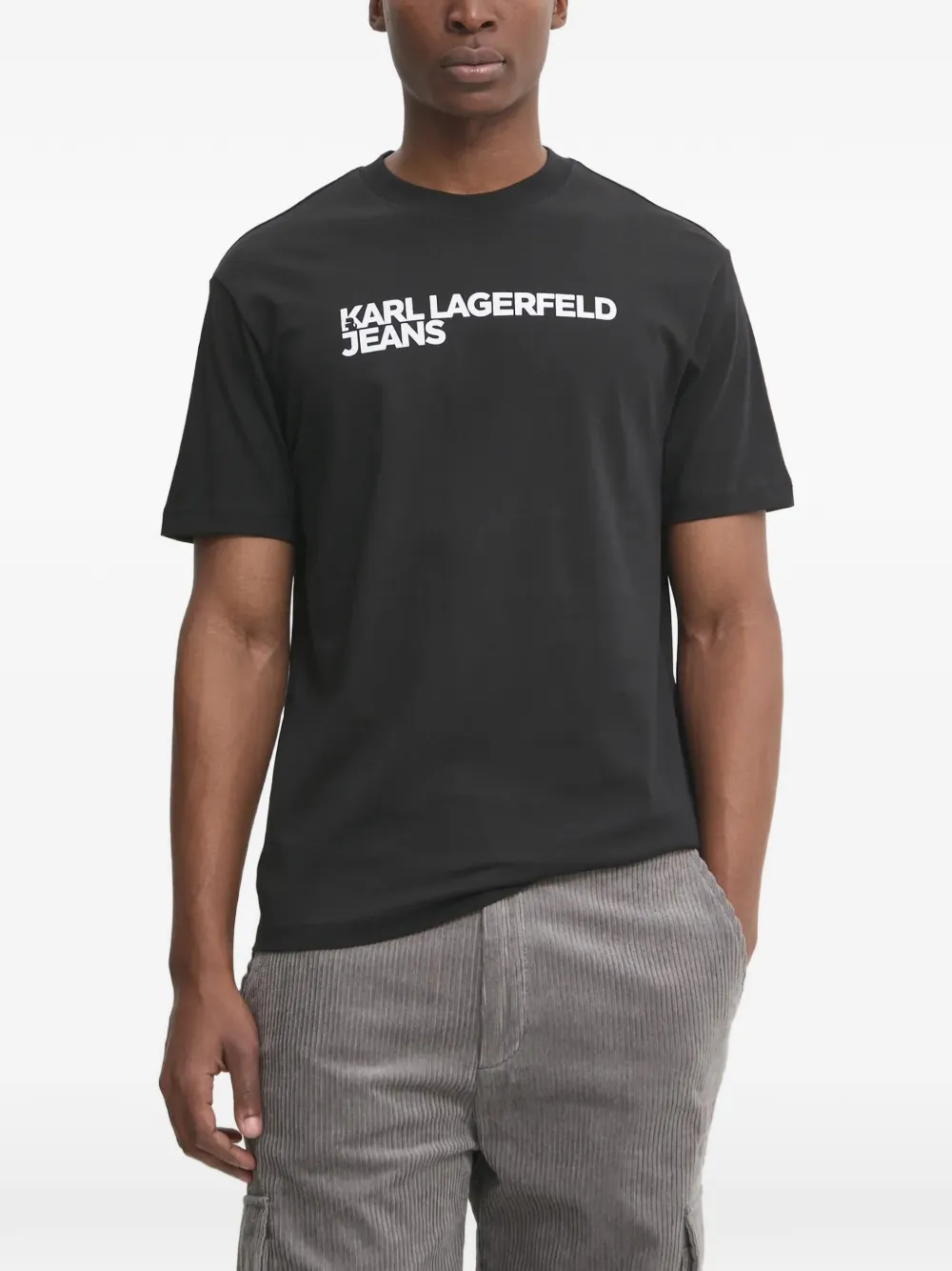 Karl Lagerfeld Jeans logo-print T-shirt - Schwarz