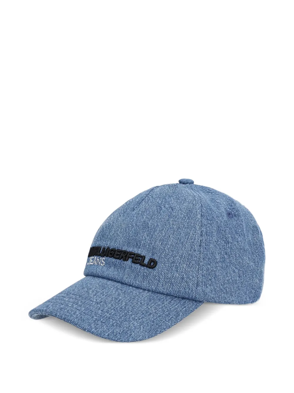 Karl Lagerfeld Jeans Cappello con logo ricamato - Blu