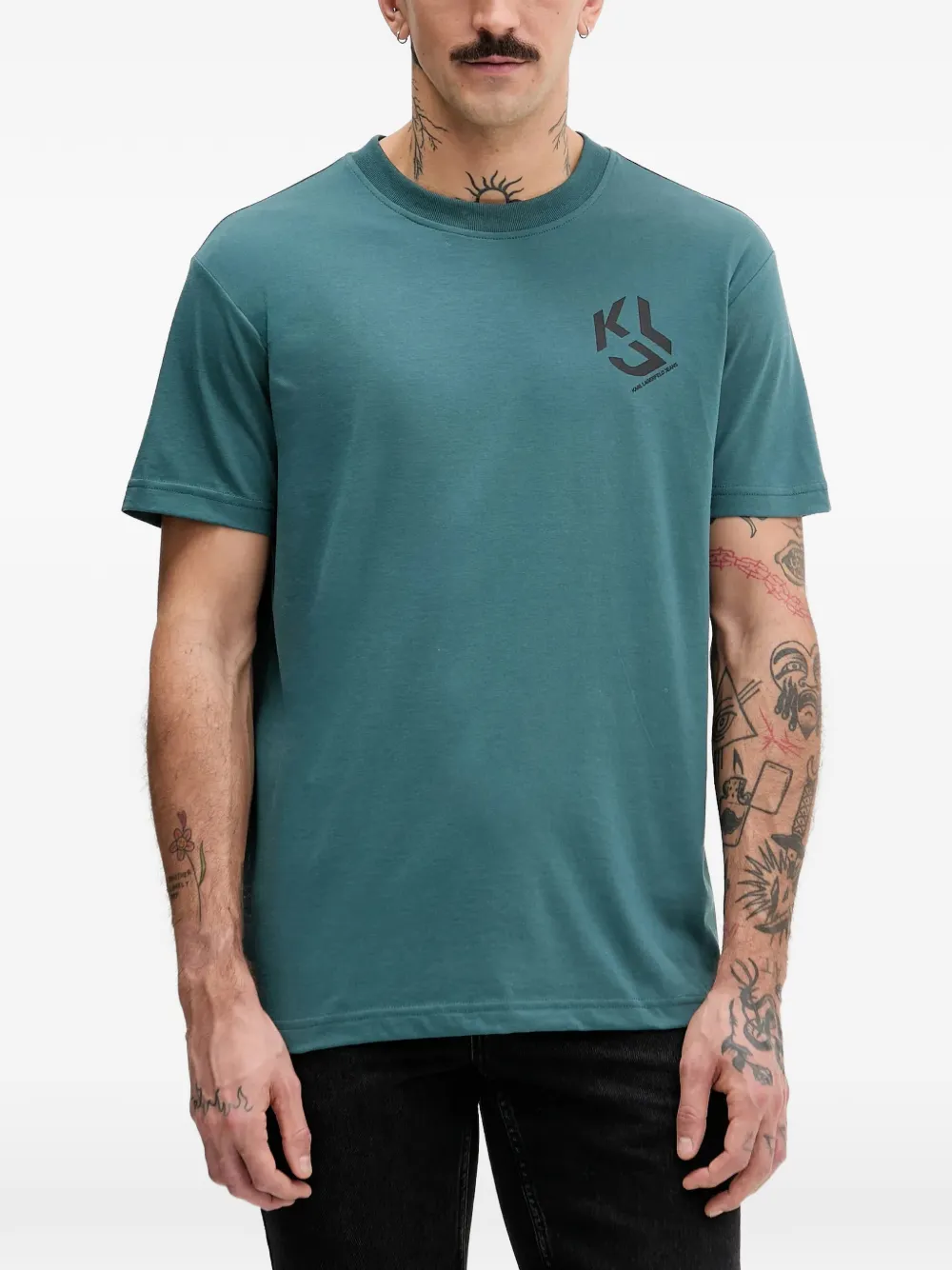 Karl Lagerfeld Jeans logo-print T-shirt - Grün