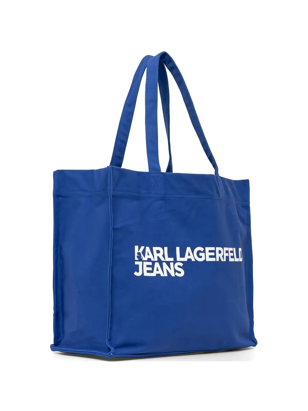 Karl Lagerfeld Jeans Logo-print Tote Bag In Blue