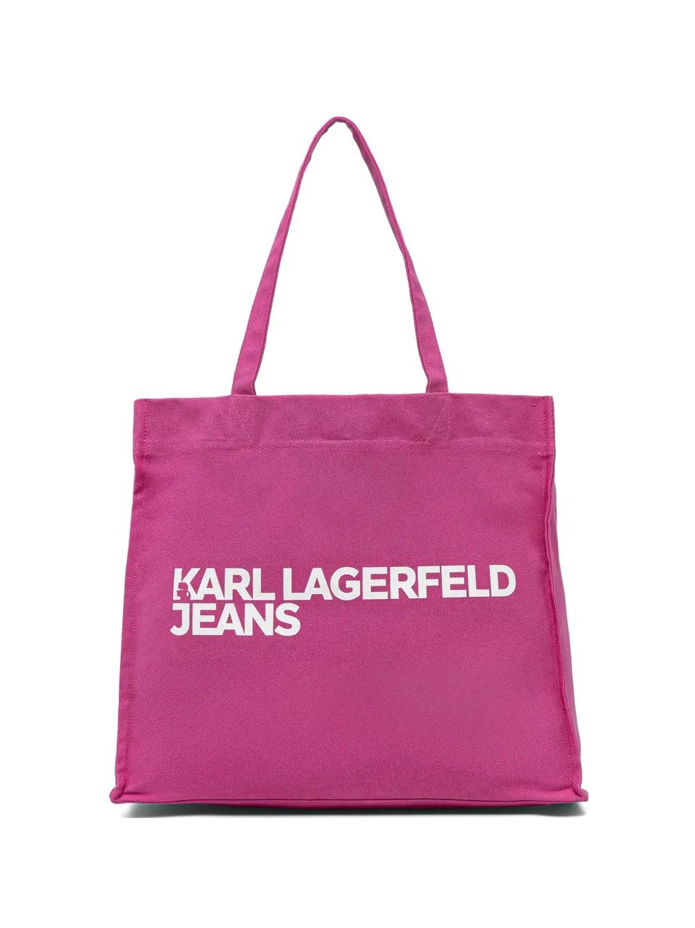 Karl Lagerfeld Jeans Borsa tote con stampa - Rosa
