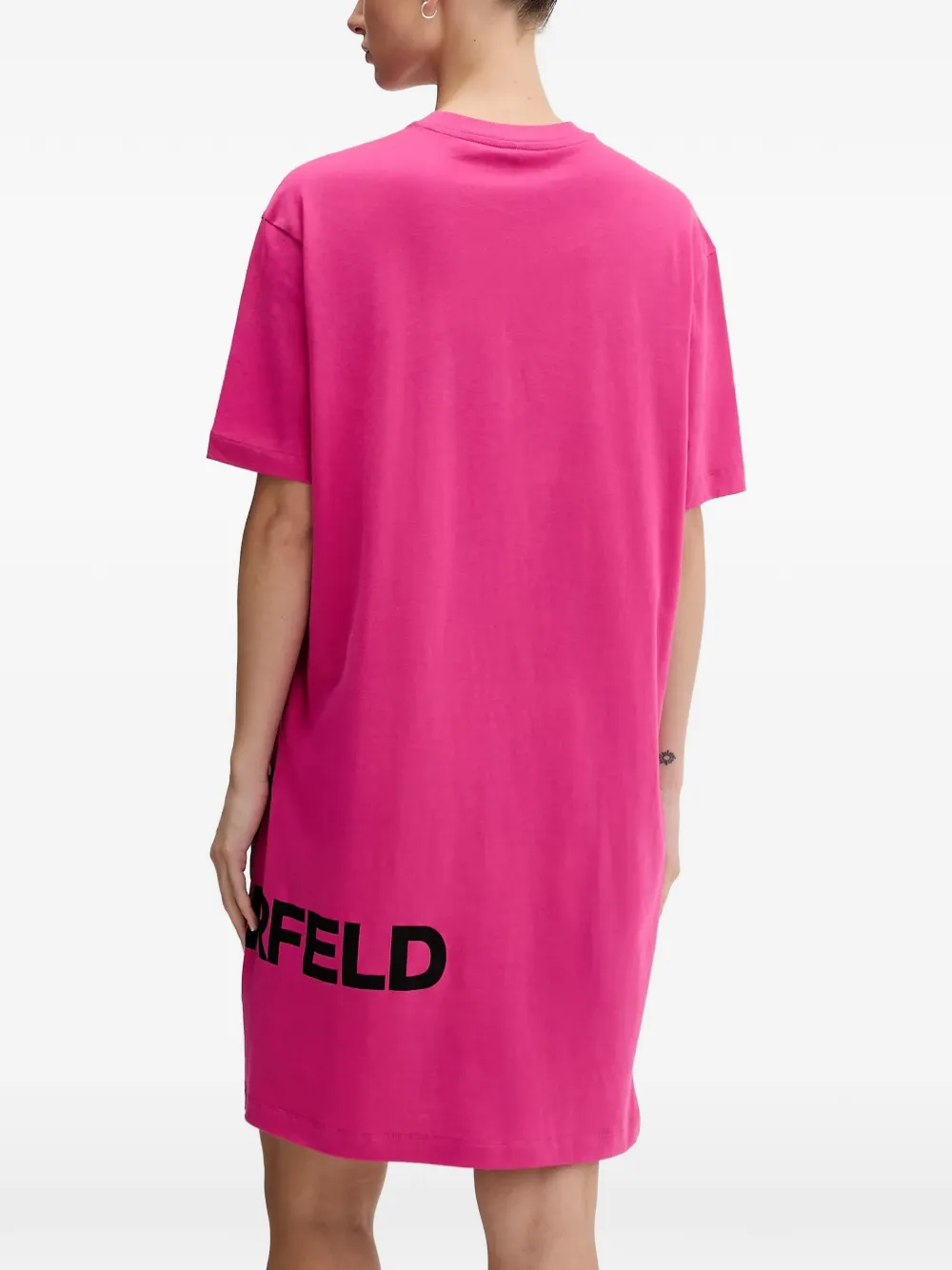 Karl Lagerfeld Jeans T-shirtjurk met korte mouwen Roze