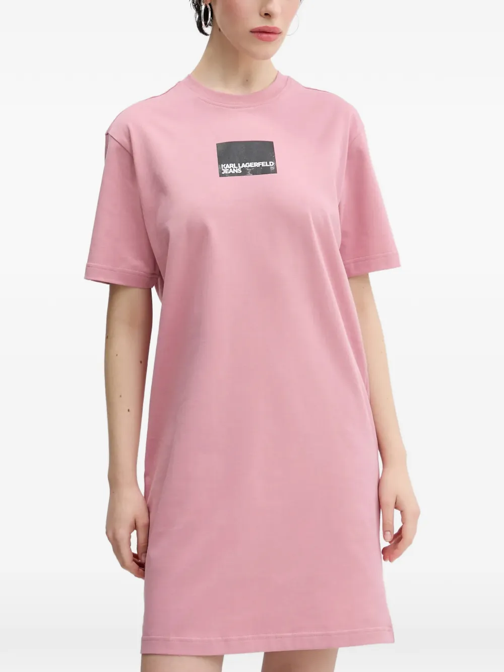 Karl Lagerfeld Jeans T-shirt mini dress - Rosa