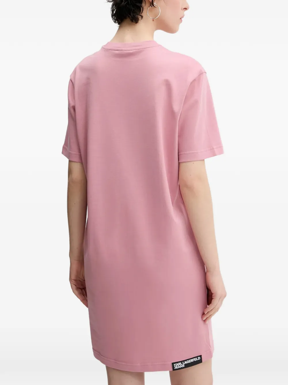 Karl Lagerfeld Jeans T-shirtjurk Roze