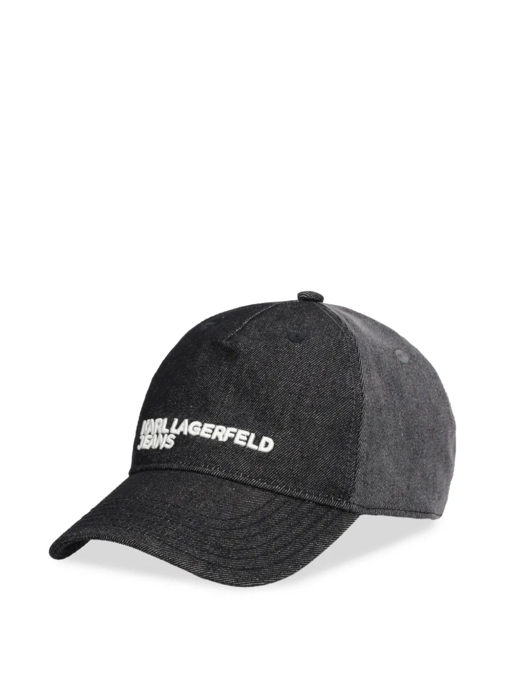 Karl Lagerfeld Jeans two-tone baseball cap - Grigio