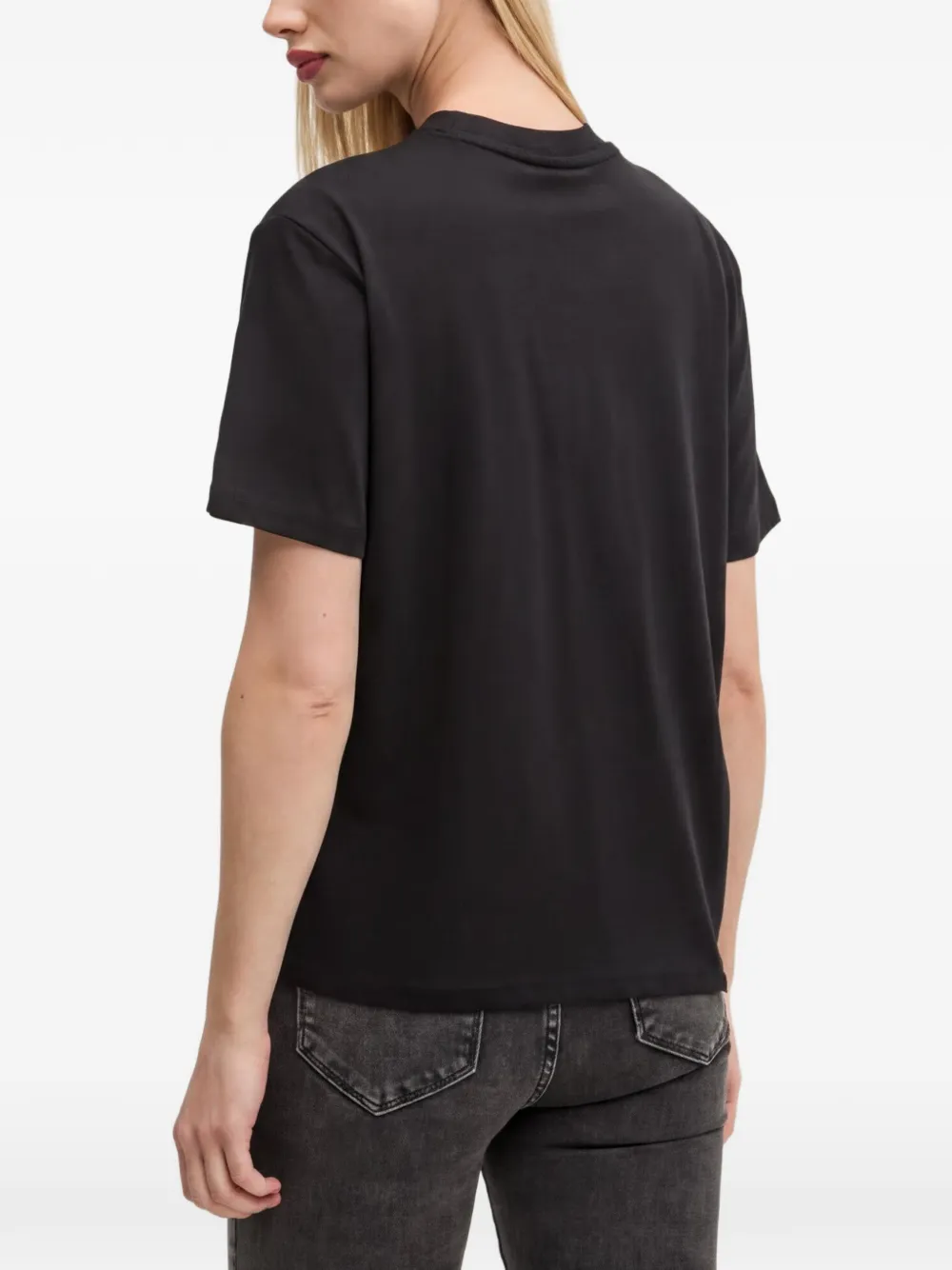 Karl Lagerfeld Jeans T-shirt met logoprint Zwart