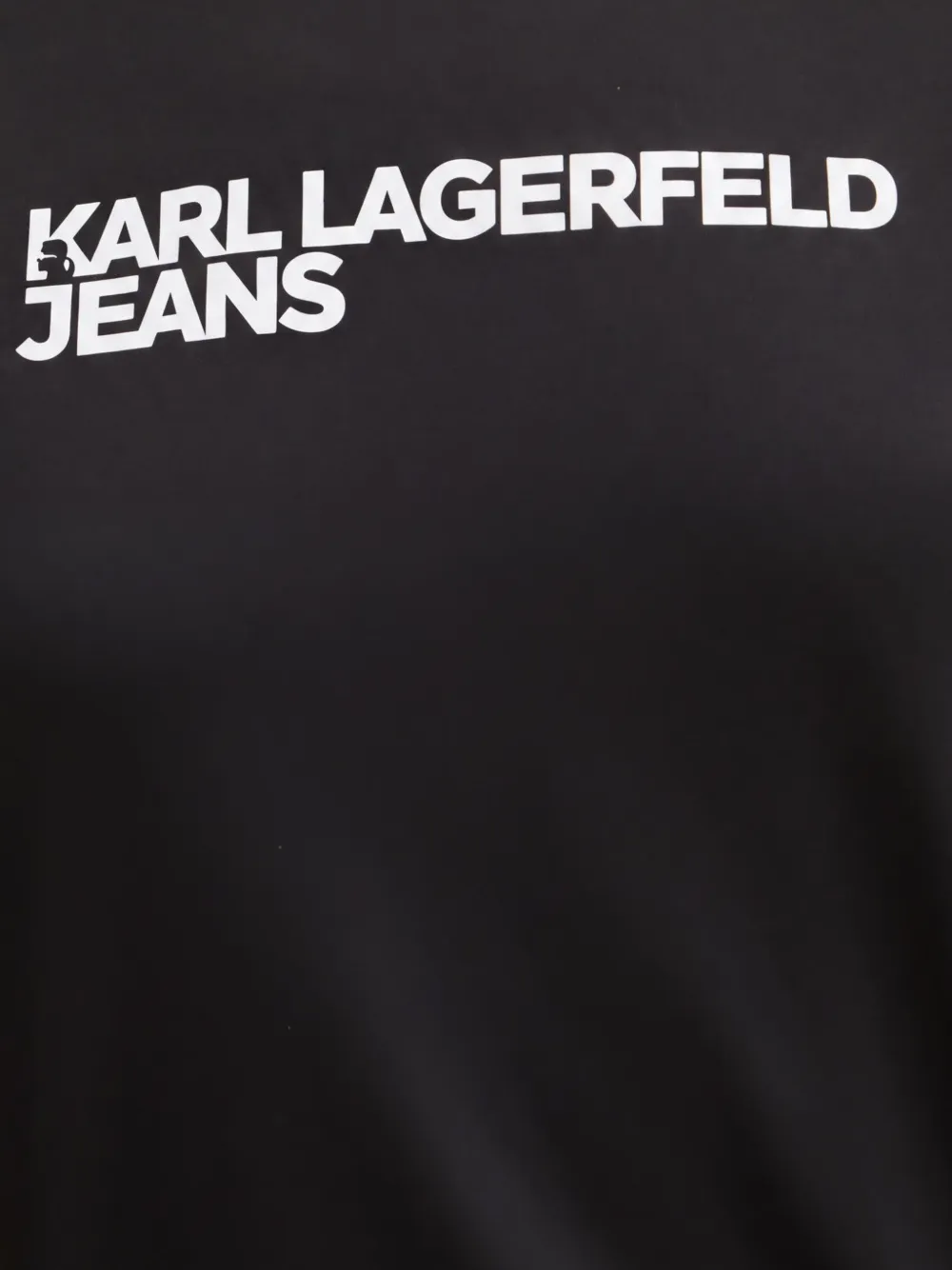 Karl Lagerfeld Jeans T-shirt met logoprint Zwart