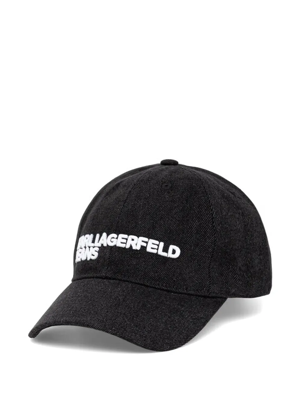 Karl Lagerfeld Jeans logo-detail cotton baseball cap - Nero