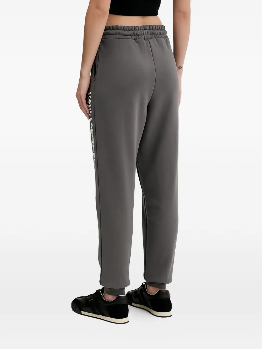 Karl Lagerfeld Jeans Trainingsbroek met trekkoord Grijs