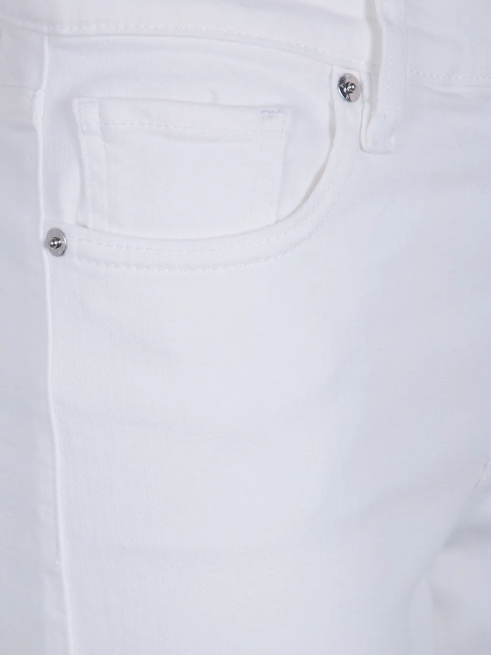 FRAME The Mellow jeans met wijde pijpen Wit