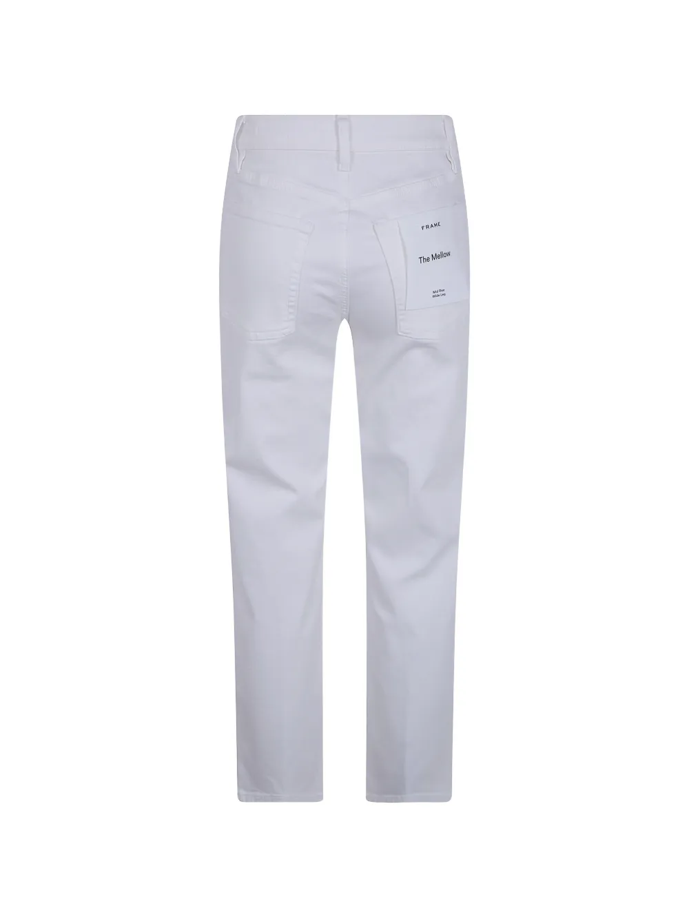 FRAME The Mellow jeans met wijde pijpen Wit