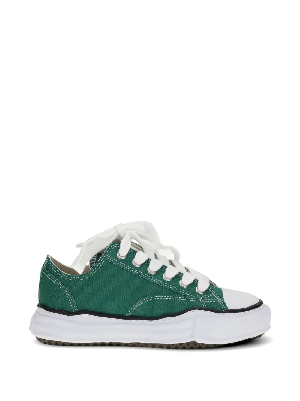 Maison MIHARA YASUHIRO Peterson canvas low-top sneakers - Verde