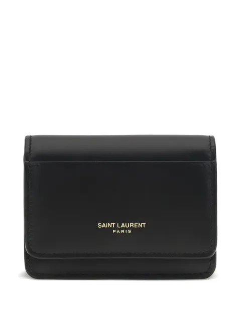 Saint Laurent PARIS business leather wallet