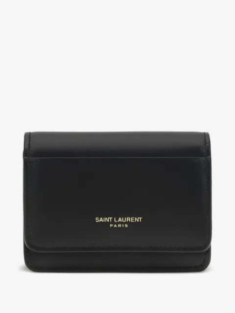 Saint Laurent cartera Paris de piel 