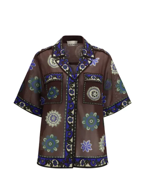 ALEMAIS floral print shirt