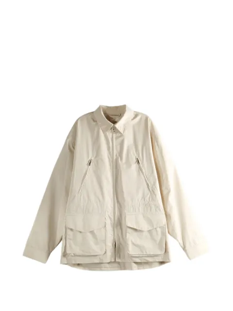 Rier multi-pocket zip-up coat