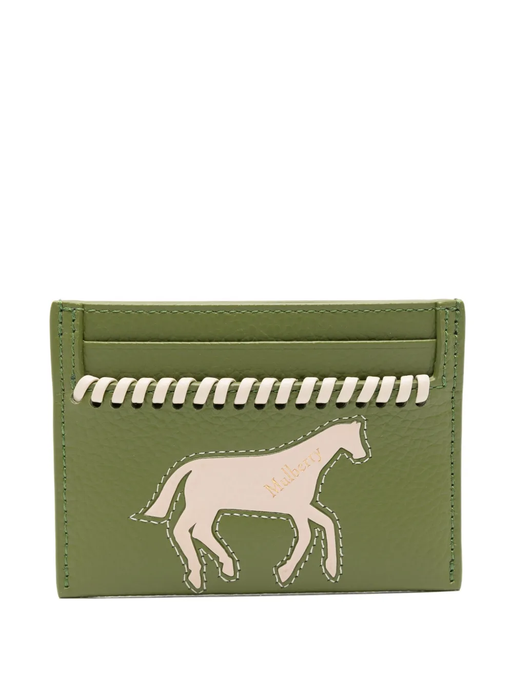 Mulberry horse leather credit card - Verde