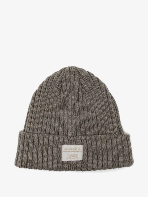 Undercover logo-patch beanie hat