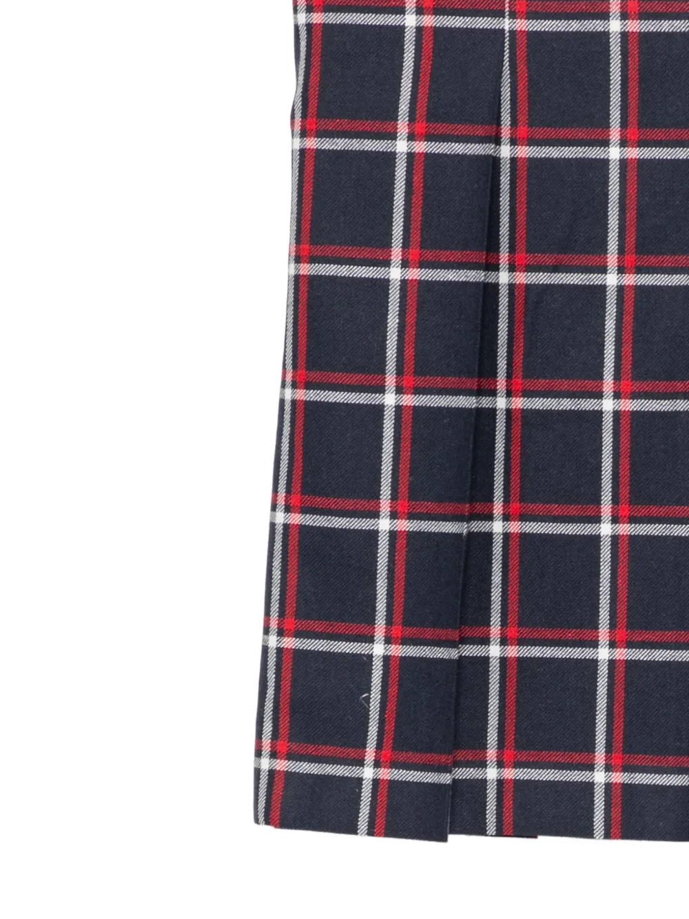 Undercover Plooirok met tartan-ruit Blauw
