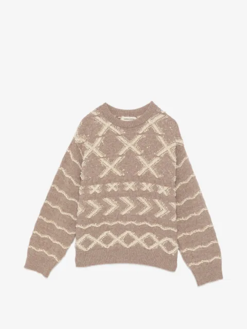 Namacheko teddy crewneck sweater