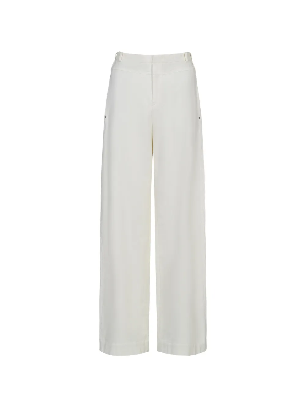 Vince Utility double-waist wide-leg trousers - Bianco