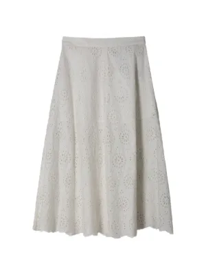 Pierre-Louis Mascia Aloe Paisley Jacquard Maxi Skirt | Neutrals