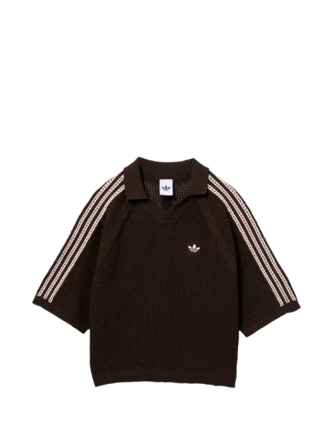 adidas polo-collar top