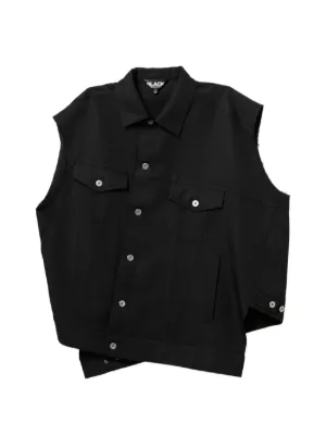 Black Comme Des Garçons ボタンカラー ジャケット | ブラック